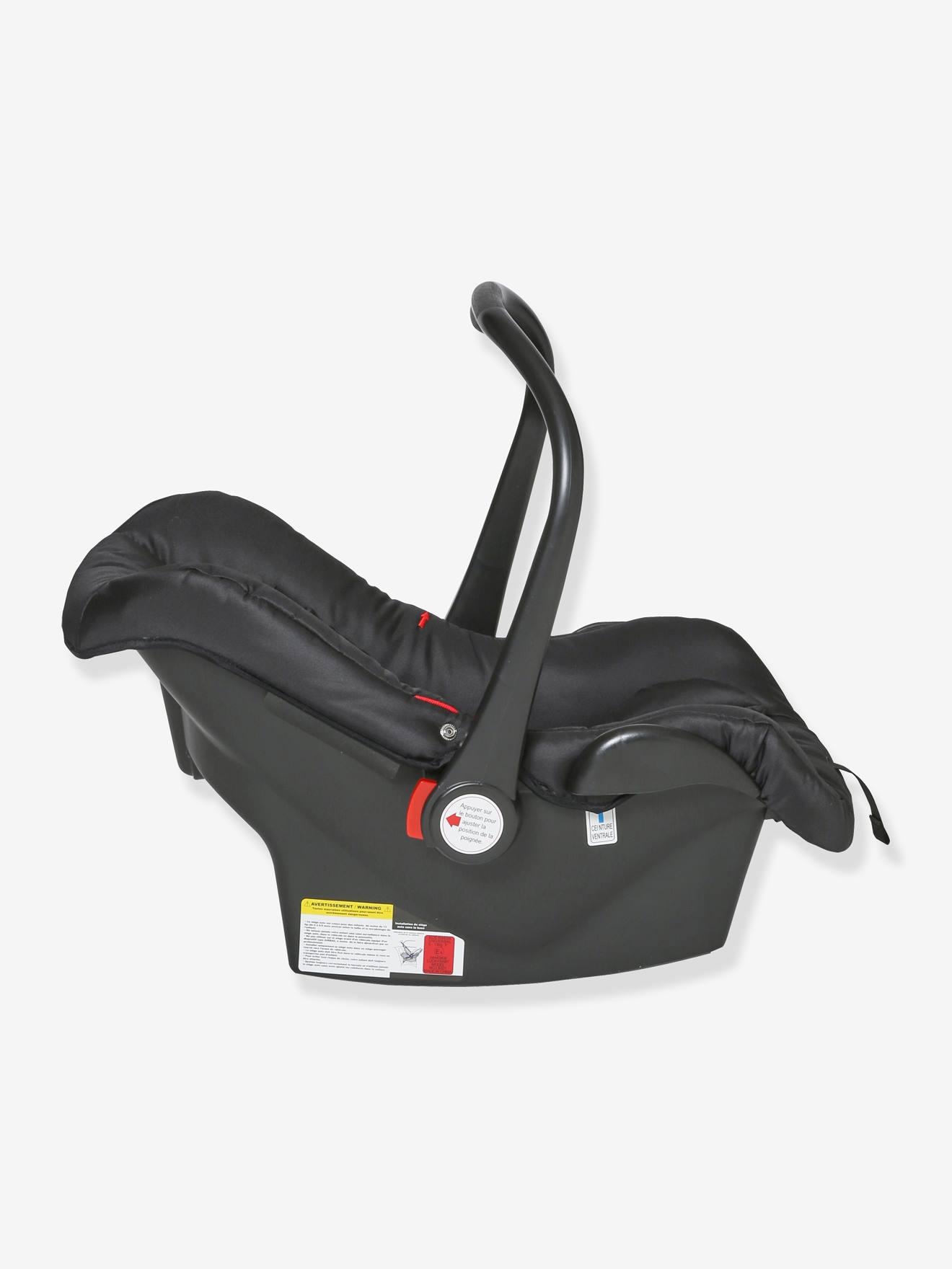 Conjunto Vertbaudet Primacity Duo: Cadeirinha de Bebê + Carrinho de Bebê, Cinza Mesclado Médio