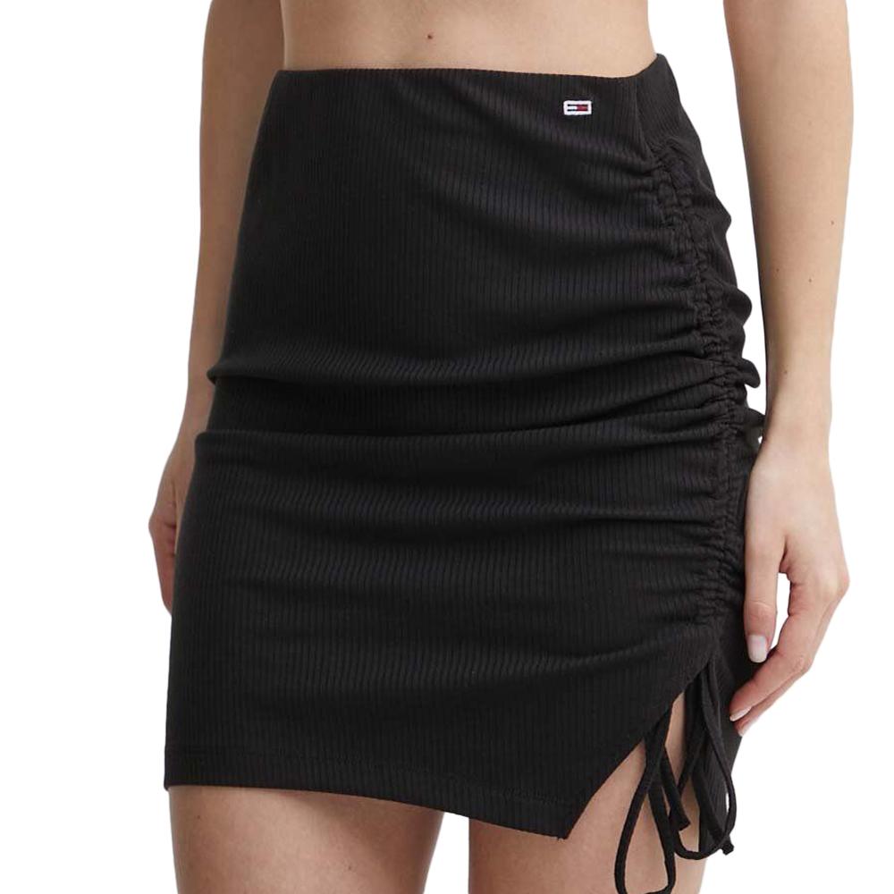 Tommy Hilfiger Jupe Noire Femme Tommy Hilfiger Gathering