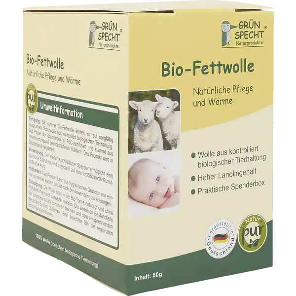 Bio-Fettwolle