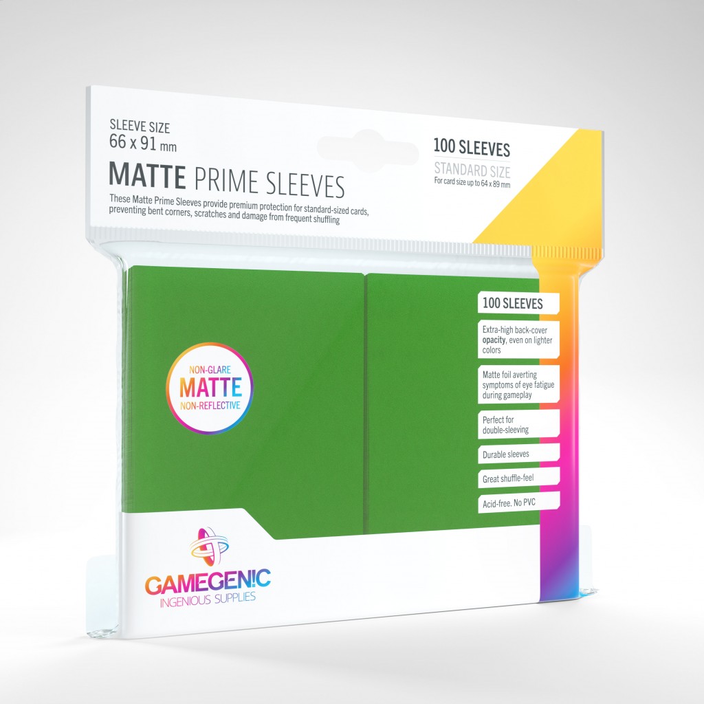 Gamegenic - MATTE Prime Sleeves - 66 x 91 mm