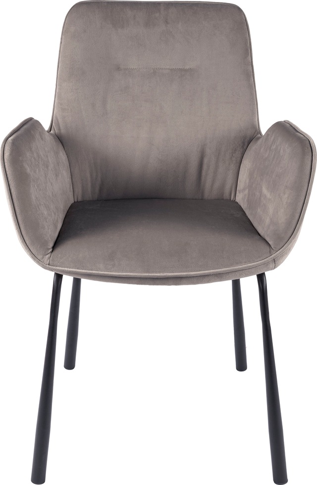 Kayoom Polsterstuhl »Stuhl Eliot 125, Retro-Stuhl,elegantes Design in schlichter Gestaltung« () 1 Stk.stilvoll, pflegeleicht, Rückenlehne mit stilvoller Ziernaht