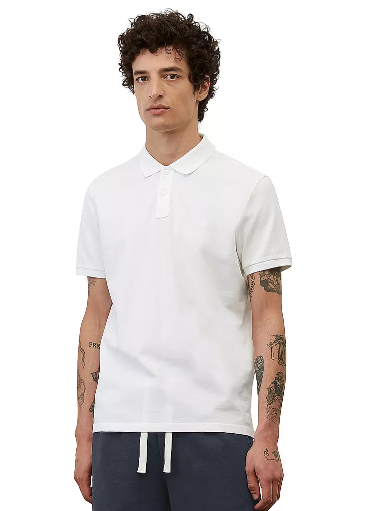 MARC O'POLO Poloshirt weiss