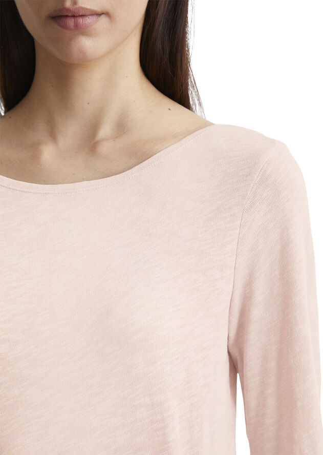 Marc O’Polo T-shirt, long sleeve, boat neck Dusty rose