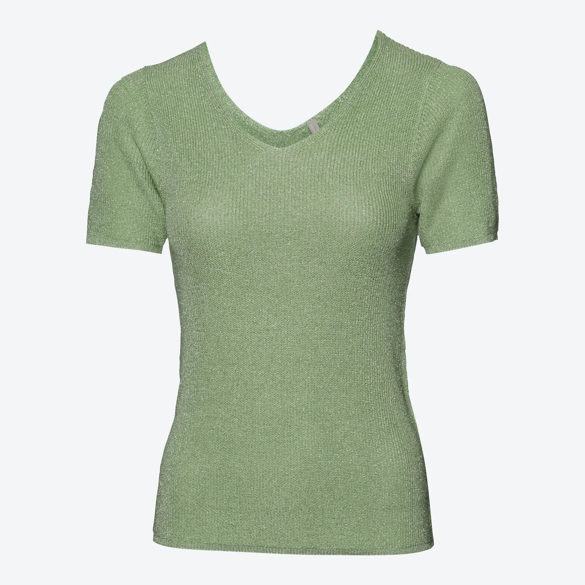 Damen-Strick-T-Shirt mit Lurex