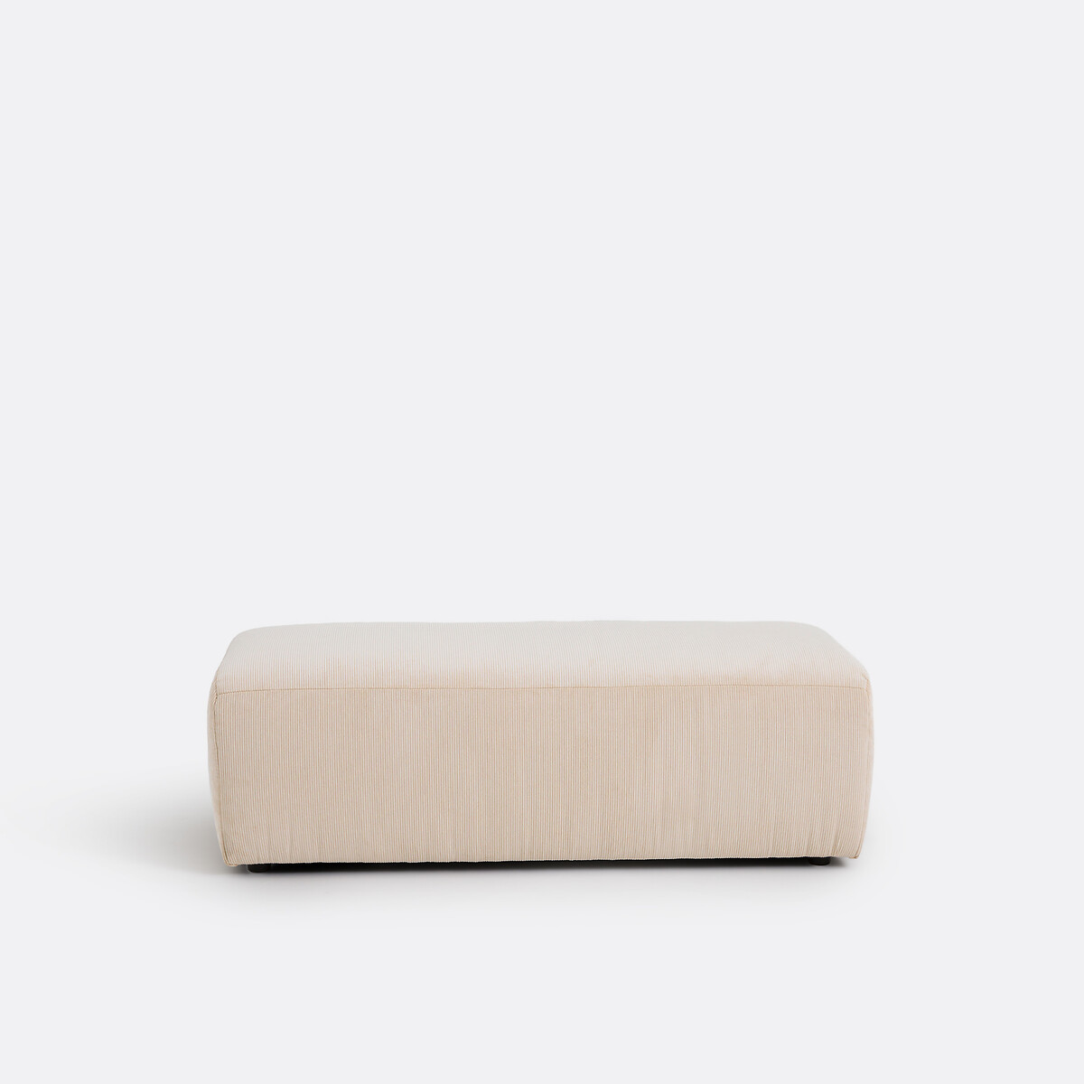 LA REDOUTE INTERIEURS<br>Puff XL, veludo canelado fino, Liora