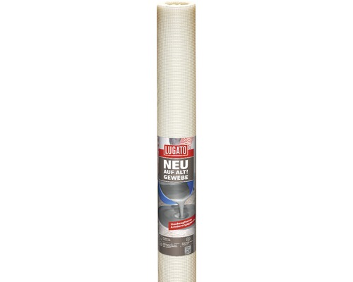 Lugato wapeningsnet NIEUW op oud! alkalibestendig 160 g/m² wit 10 m x 1 m rol = 10 m²