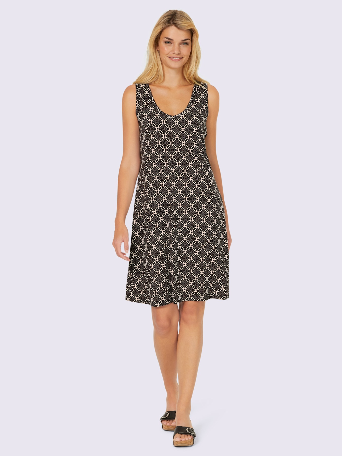 Robe en jersey viscose douce et fluide