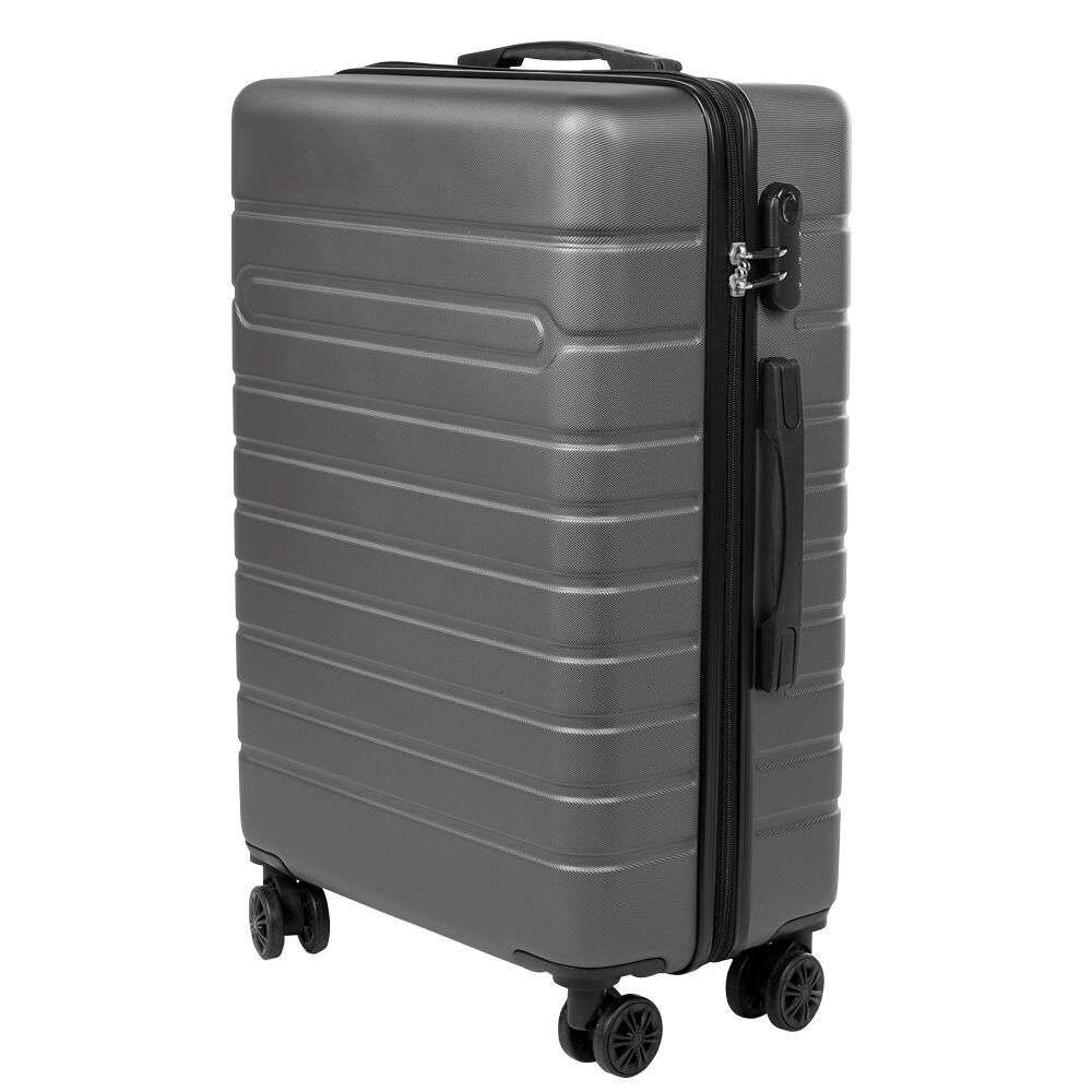 Valise rigide ABS gris H.60 cm
