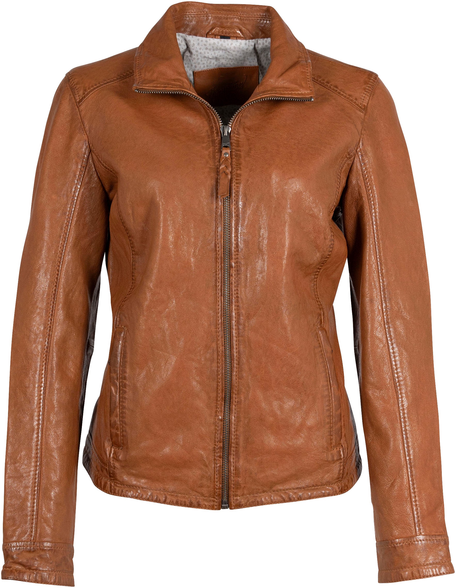 Mauritius Lederjacke »MWWalli« mit Stehkragen