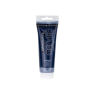 Daler-Rowney Graduate - Peinture acrylique - 120 ml - indigo