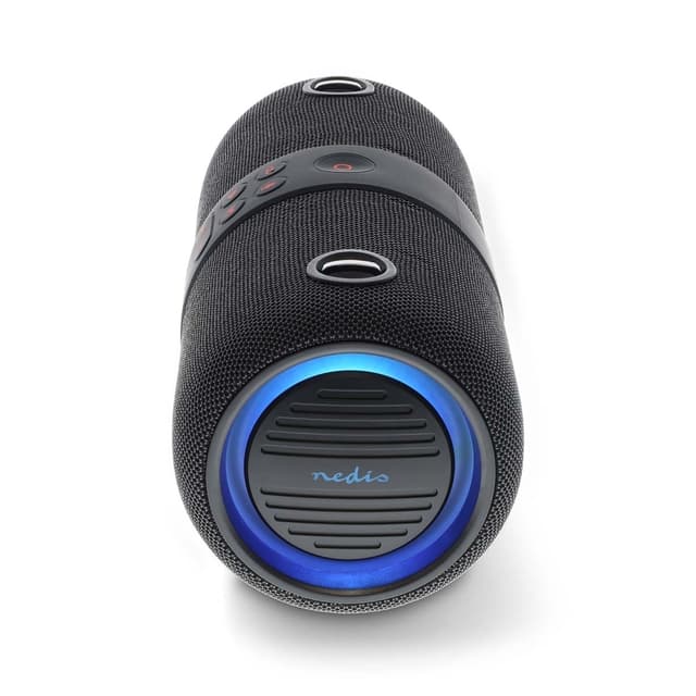 Nedis Bluetooth® højttaler | Maksimal batteritid: 6.5 timer | Håndholdt design | 40 W | Stereo | Indbygget mikrofon | IPX6 | Kan parres | Sort