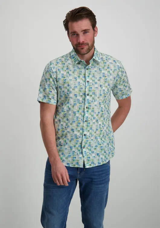 No Excess Overhemd met print 23440305