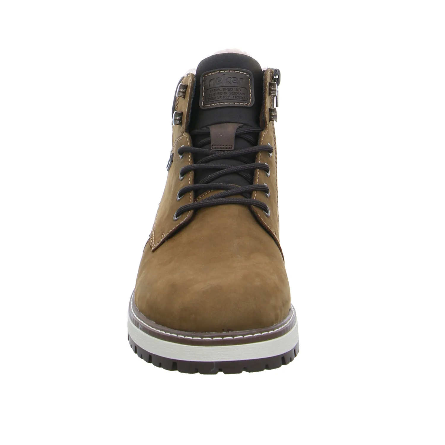 RIEKER Winter-Boots Braun Leder
