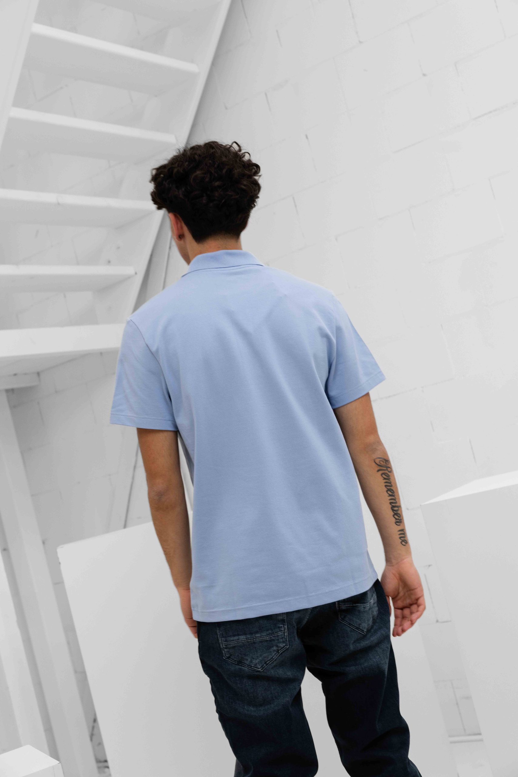 Lacoste Polo Heren Lichtblauw