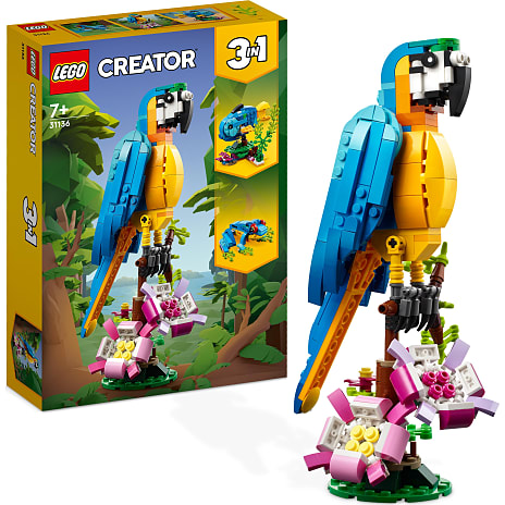 LEGO Creator 3-i-1 Eksotisk papegøje 31136