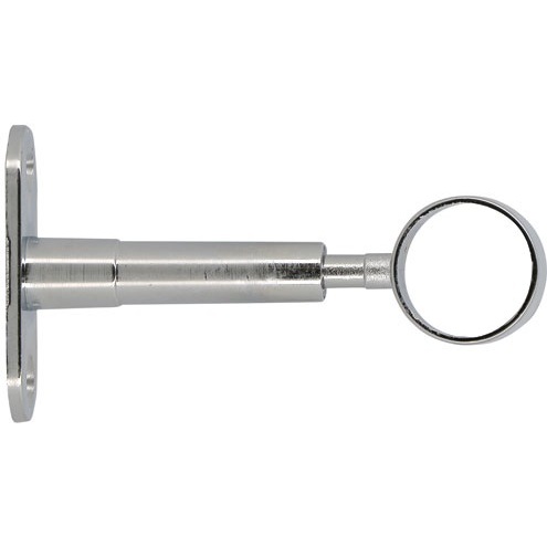 Support réglable - My dressing - 60 à 90 mm - axe/mur - D19 mm - chrome
