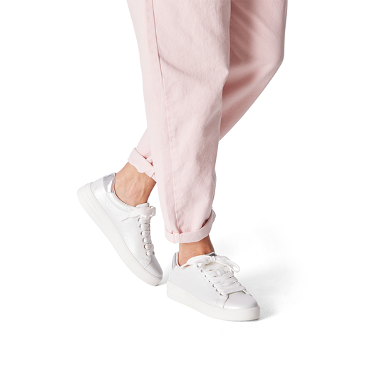 Tamaris Sneakers, White/Silver, 38