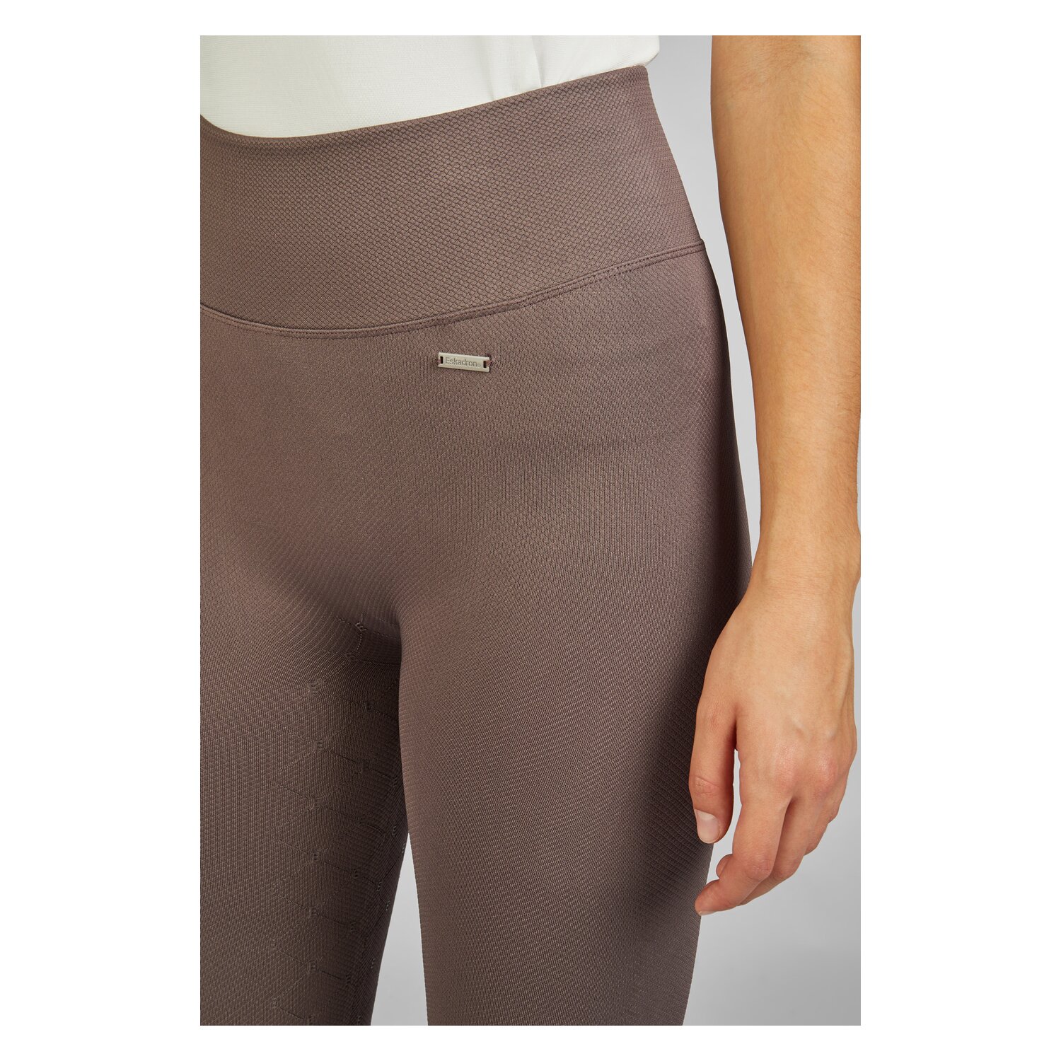 ESKADRON Classic Sports Reitleggings Riding Tight Seamless - deep taupe