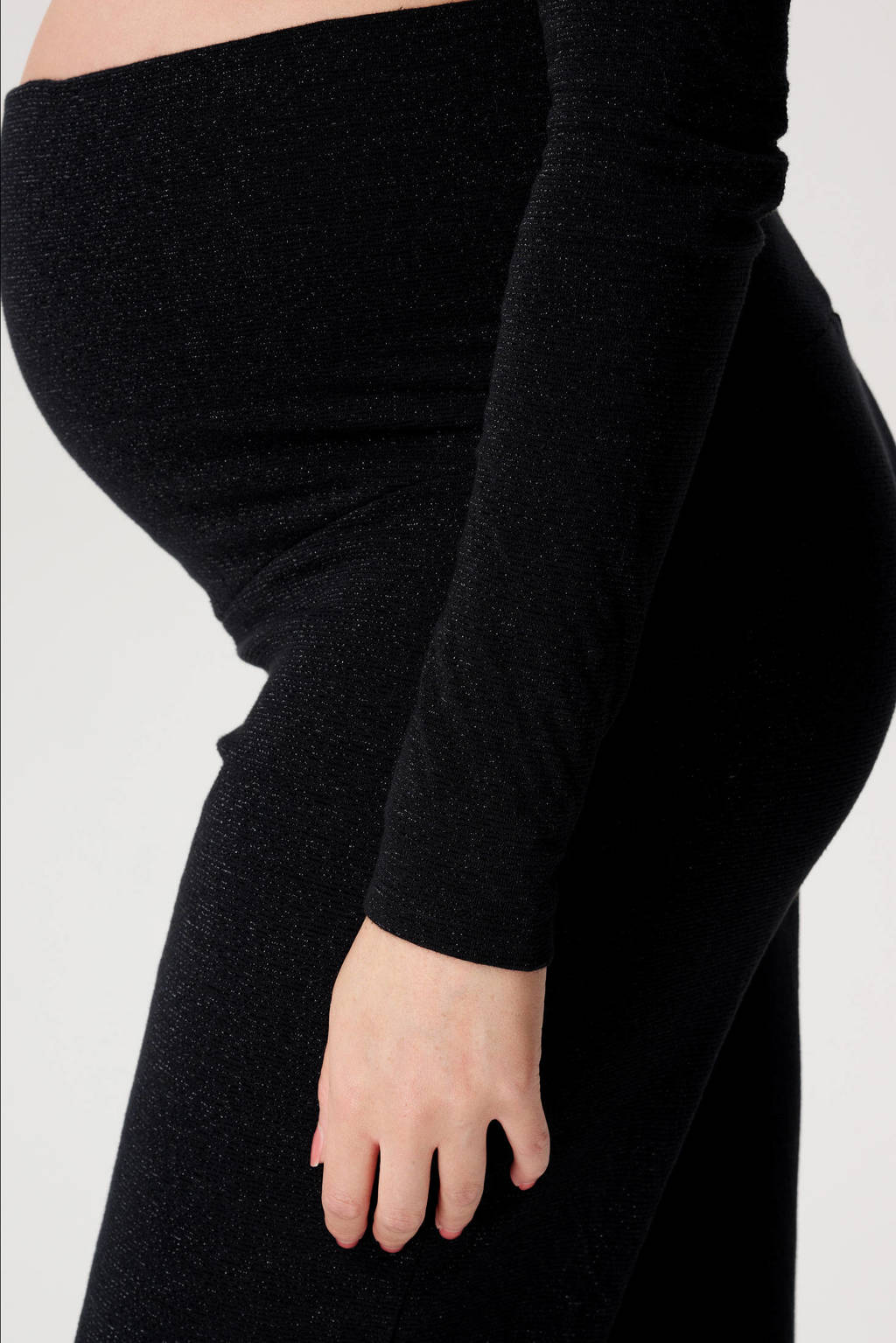 Noppies casual straight fit zwangerschapsbroek Vaasa zwart