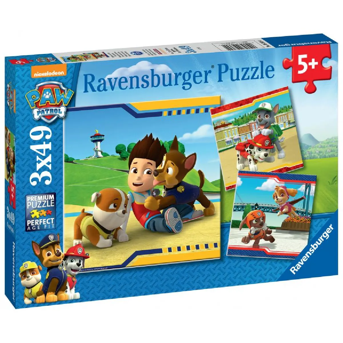Ravensburger Puzzles 3x49 pièces - Héros à Fourrure / Pat'Patrouille