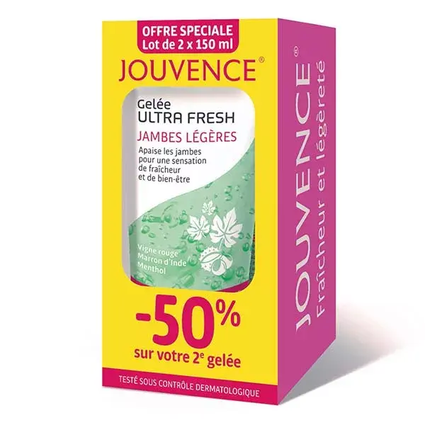 Jouvence de l'Abbé Soury Pacote de 2 Circulação Ultra Fresh Jelly 150ml