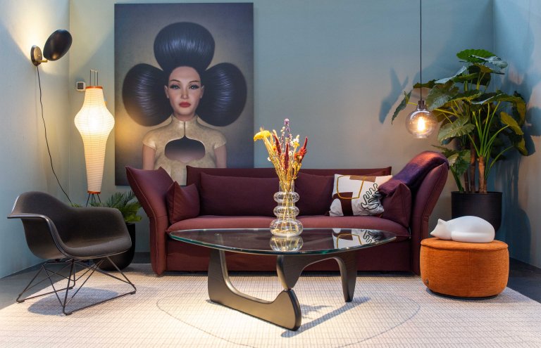 Vitra Noguchi Coffee Table salontafel notenhout