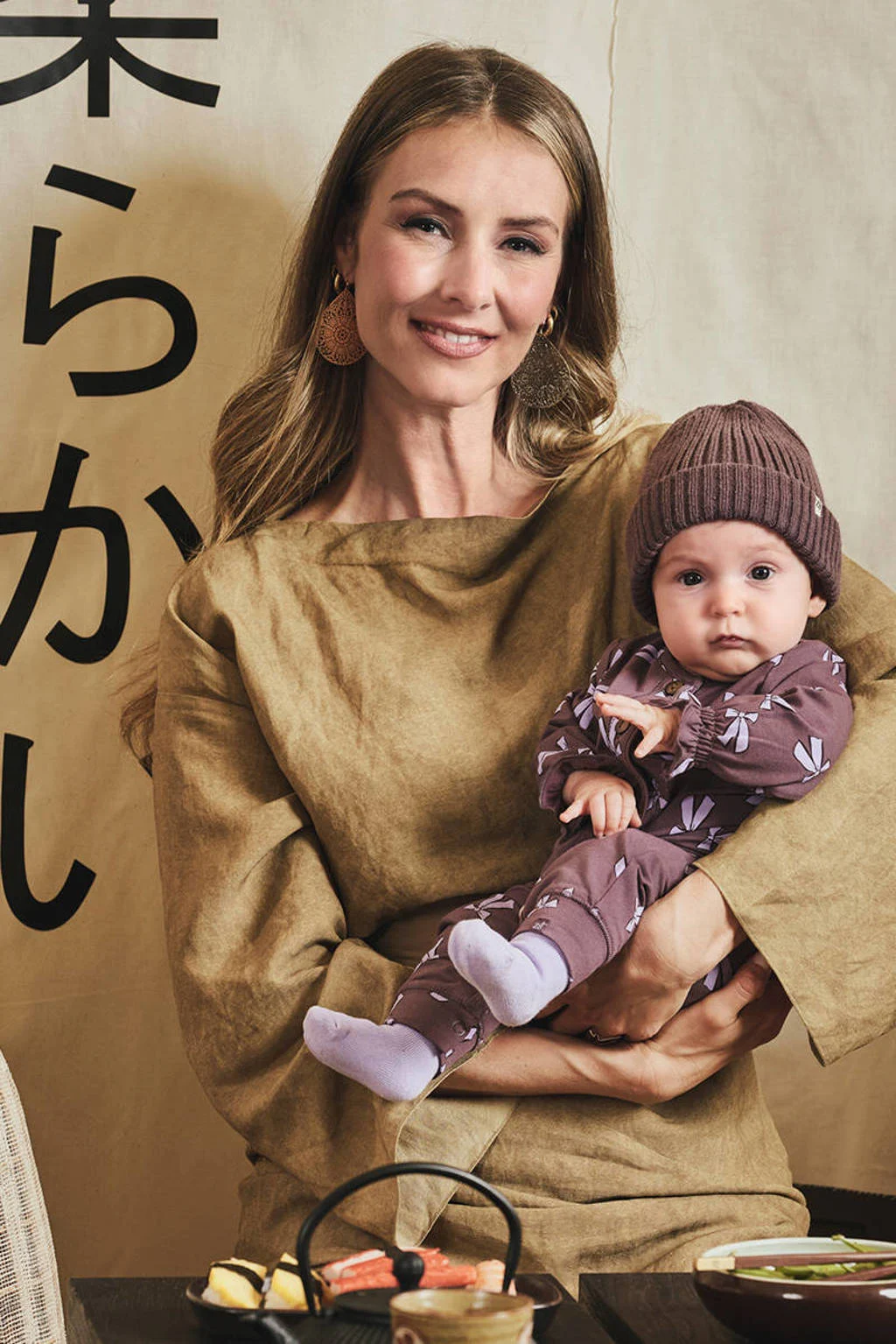 Z8 newborn sokken Sama lila