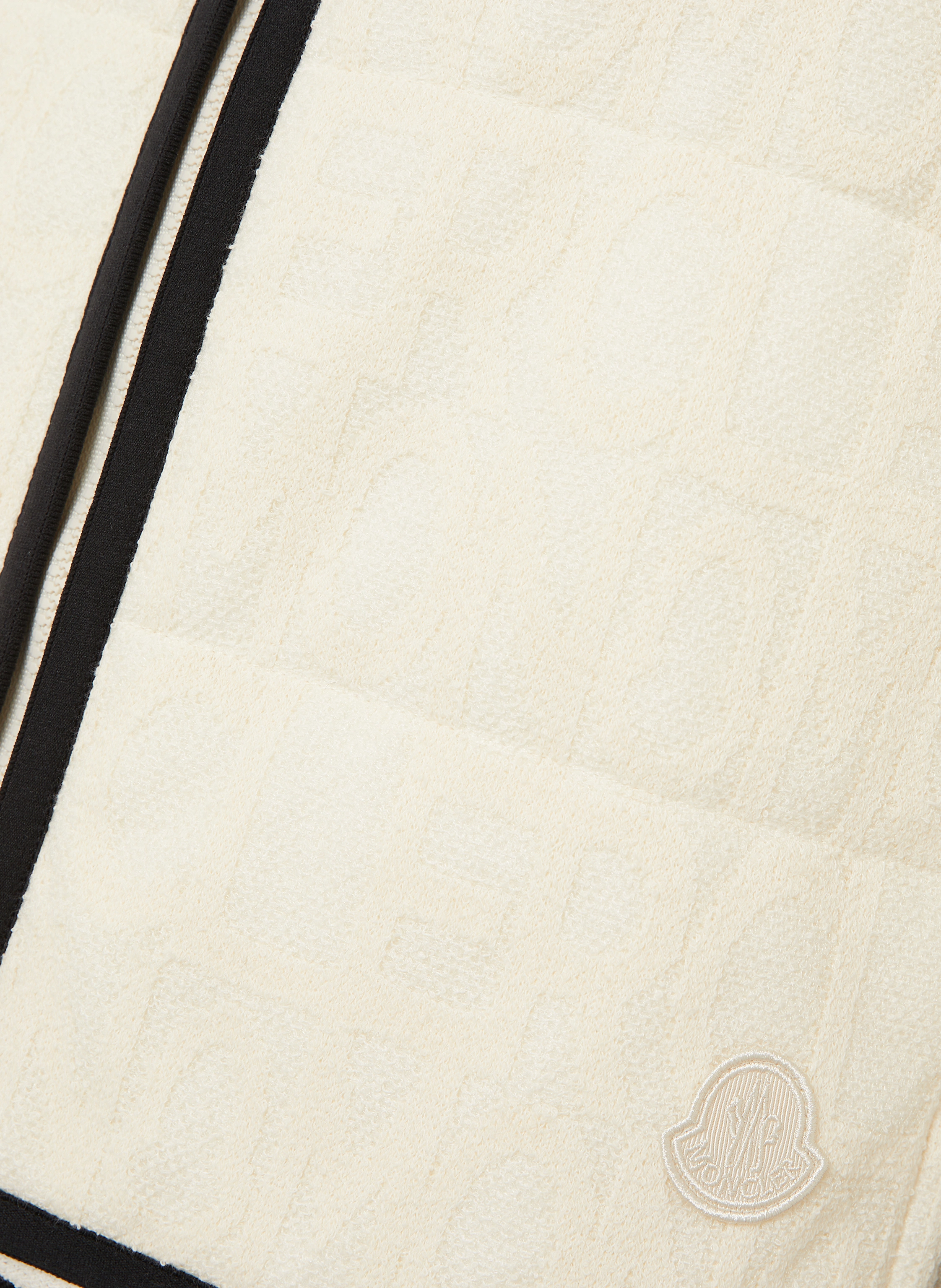 MONCLER Steppweste aus Frottee