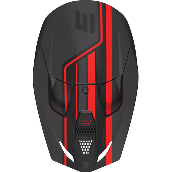 Shot - Casque Furious Heritage Gris Mat / Rouge