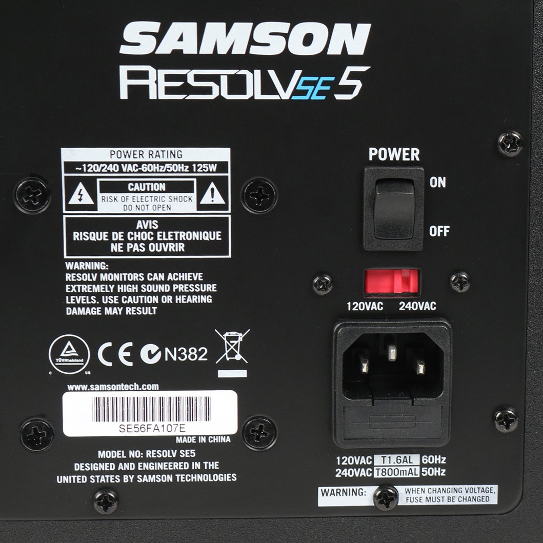 Samson Resolv SE5 actieve studiomonitor (per stuk)