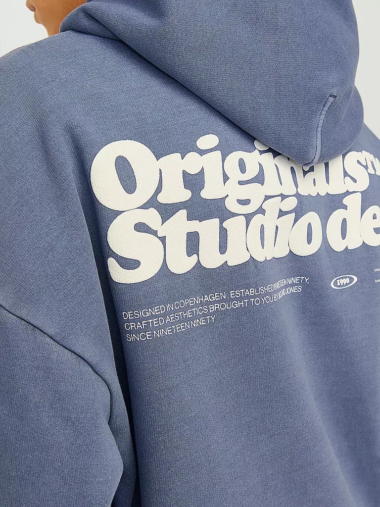 JACK & JONES Kapuzensweater - Hoodie JORVERMONT blau