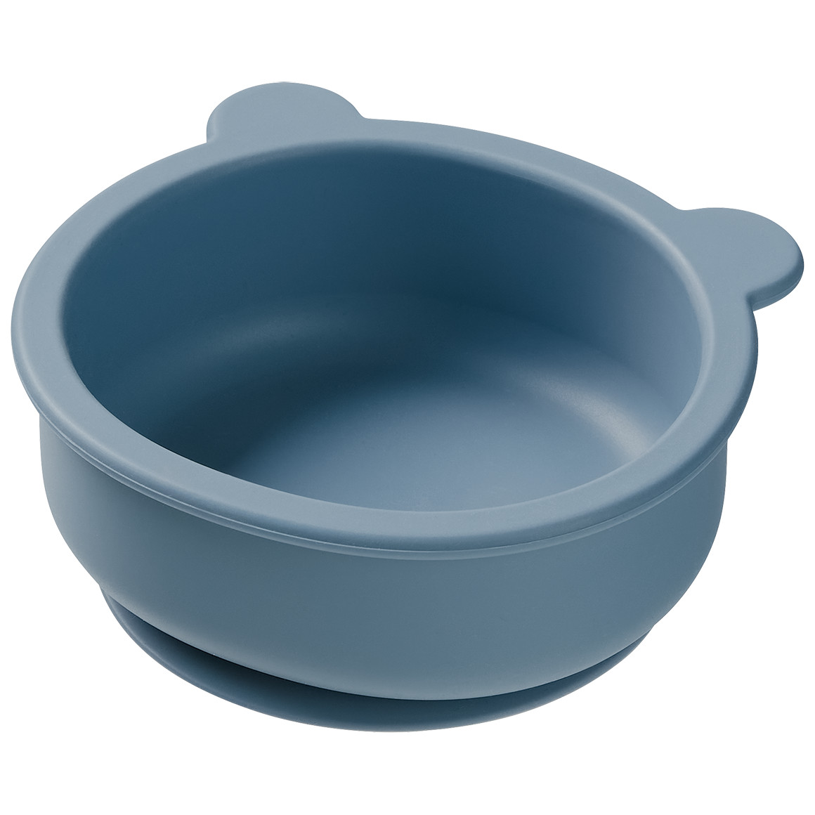 Topomini Pure Collection Silikon-Schüssel mit Saugfuß blau
