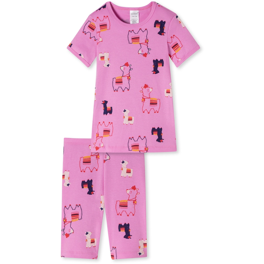 Schiesser Pyjama Natural Love Organic Cotton rosa
