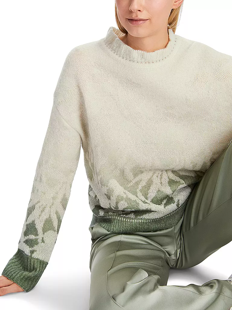 MARC CAIN Pullover grün