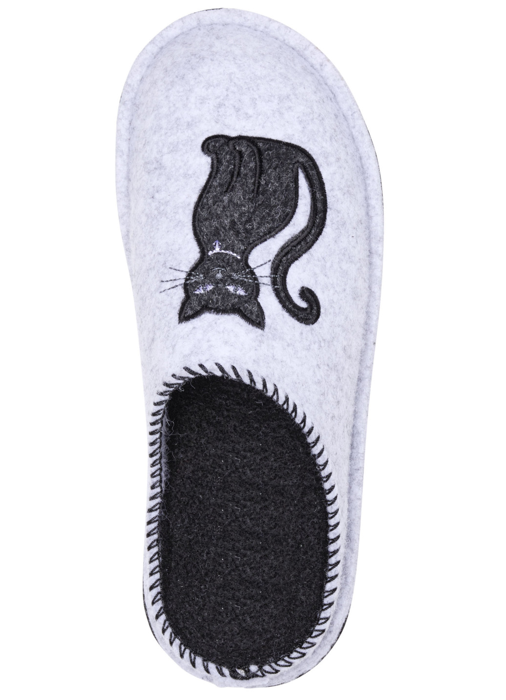 Pantoffel mit niedlicher Katzen-Applikation