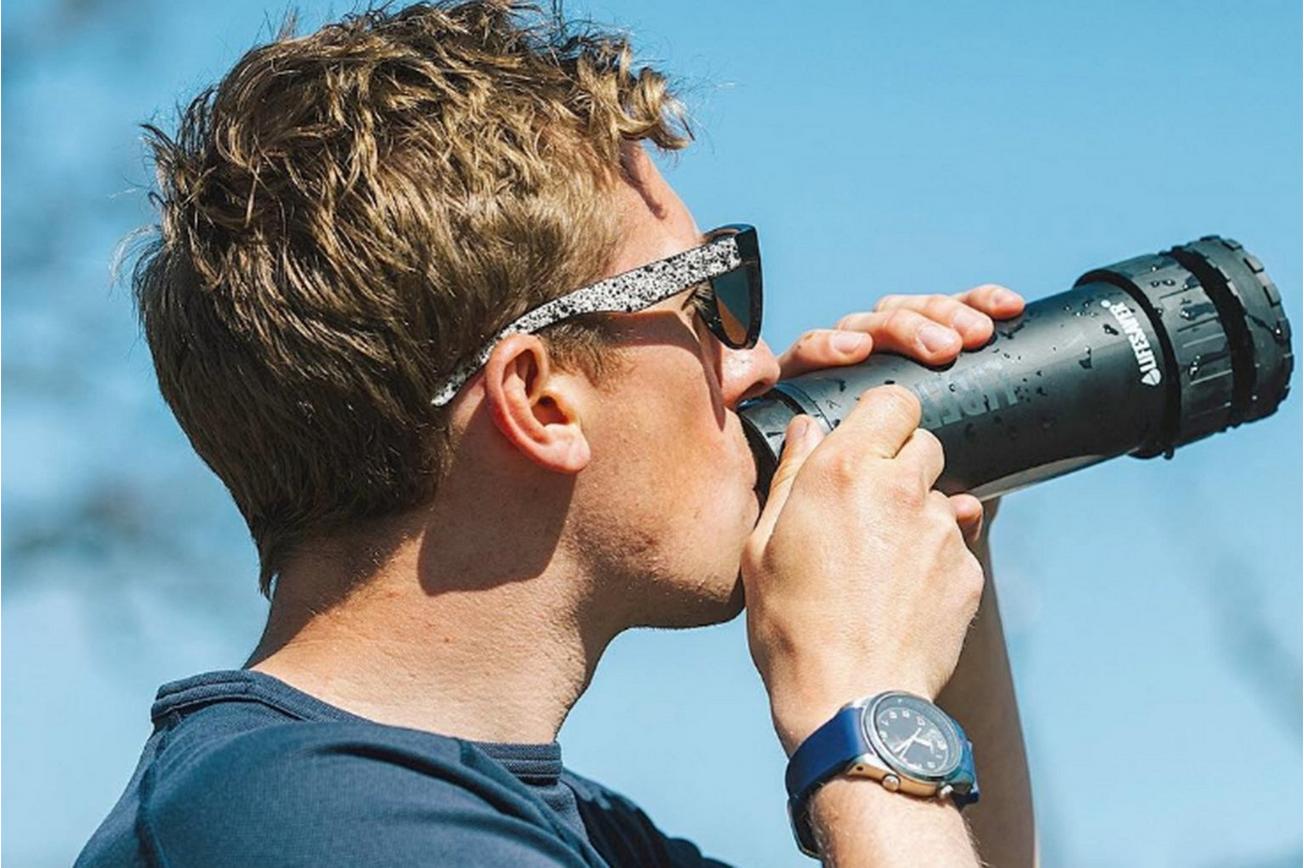 LifeSaver Liberty™ waterfles met filter, zwart