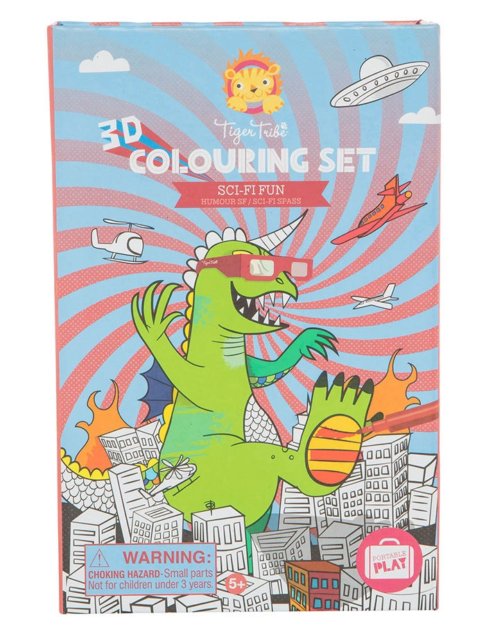 Activity-Set 3D COLOURING – SCI-FI SPAß mit Brille