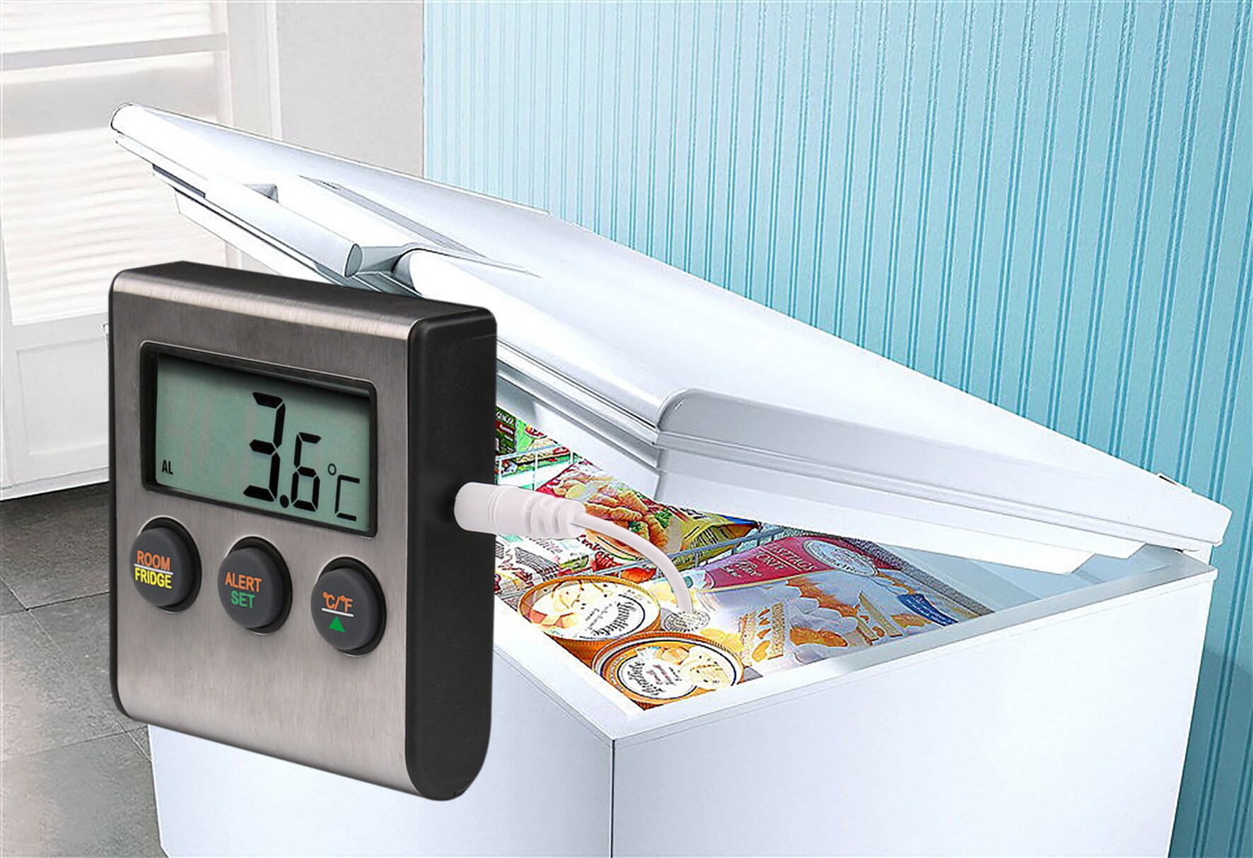 OLYMPIA FTS 200 Temperatursensorfür alle Protect / ProHome Alarmanlagen