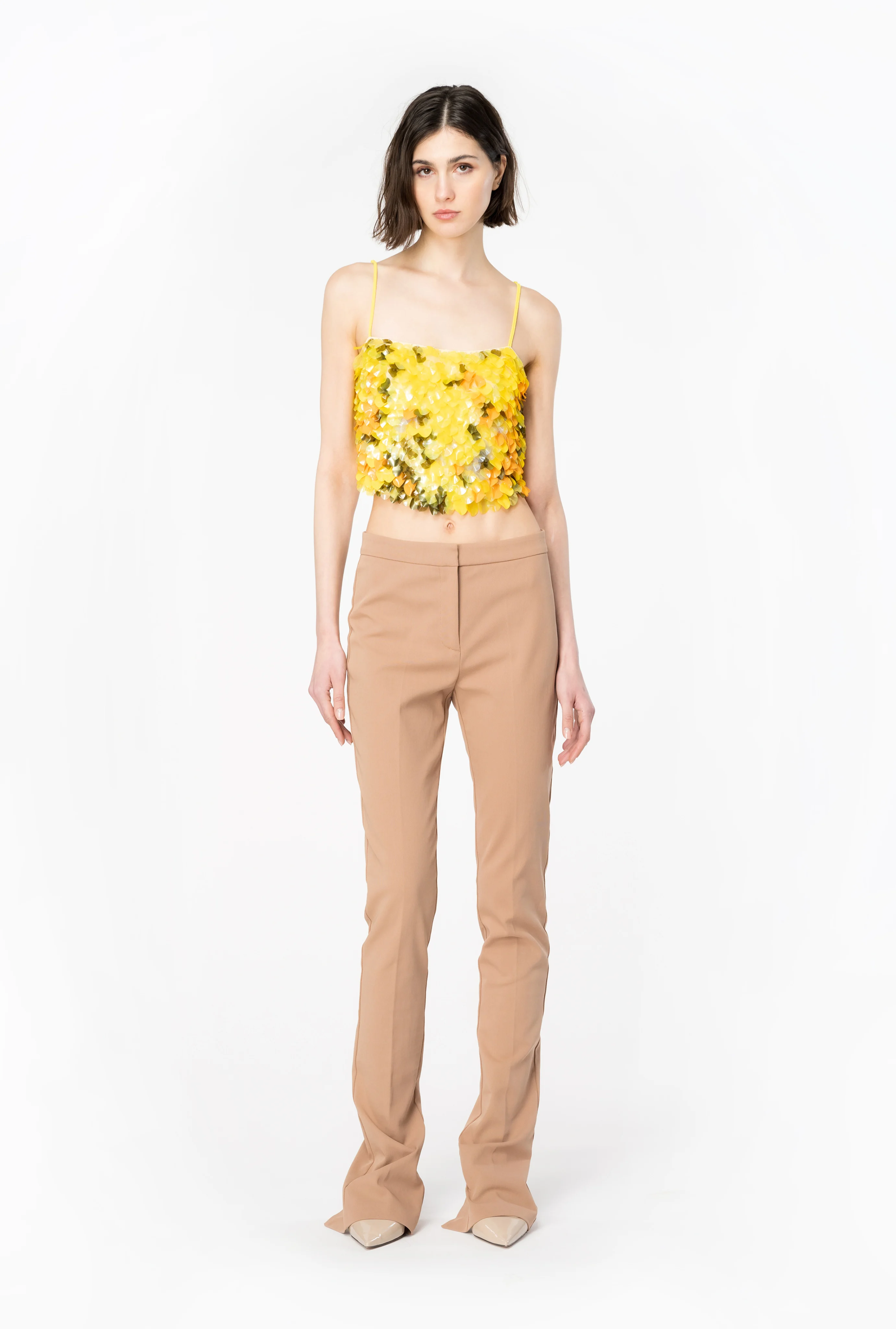 Top à paillettes ondulées | Multicolore