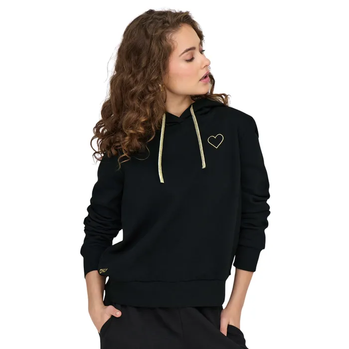 Only Noli Heart Hoodie Dames