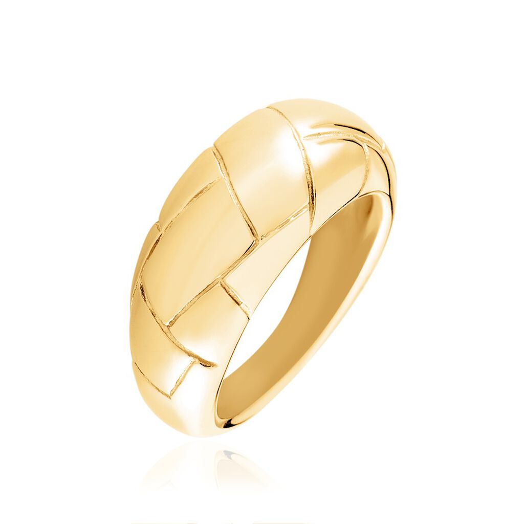 Bague Lessie Acier Doré