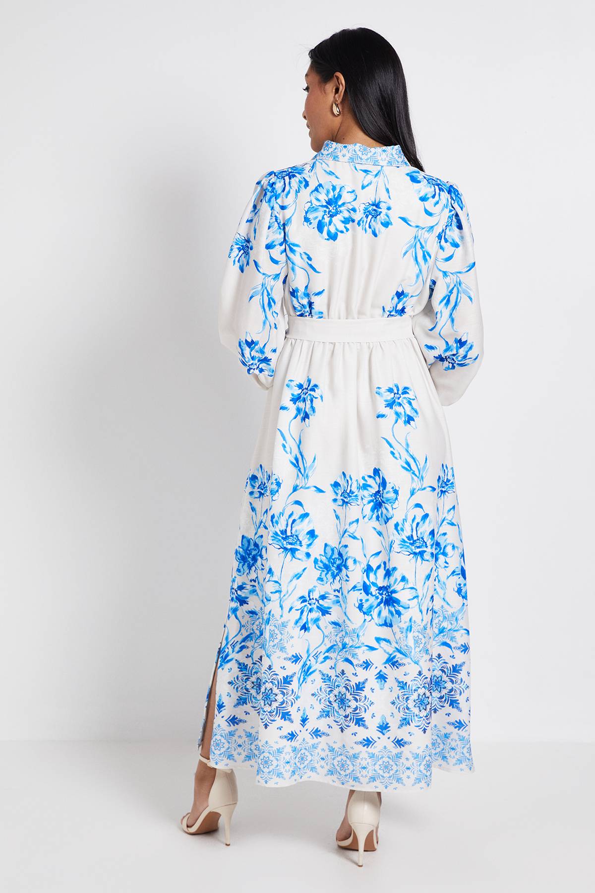Wallis Robe Chemise Florale Western Estivale Petite