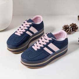 Platform sneakers - navy