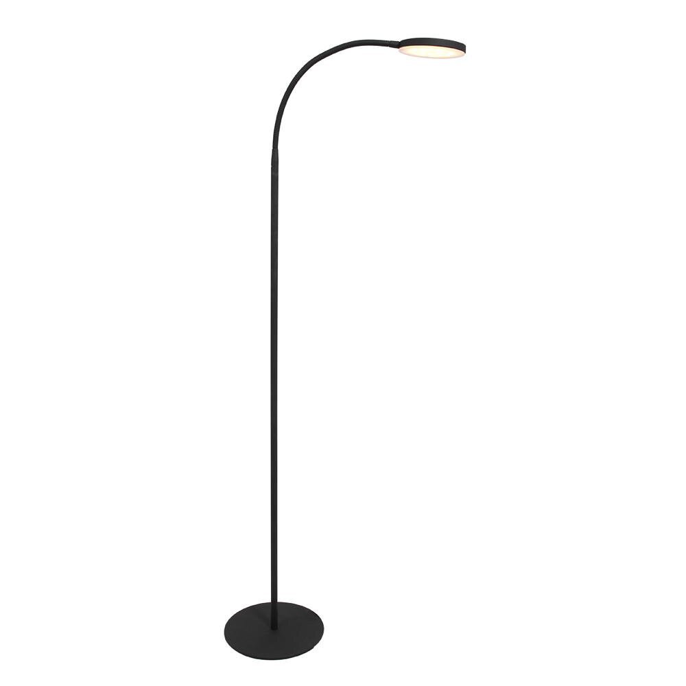 LED vloerlamp Platu in zwart 10W 900lm