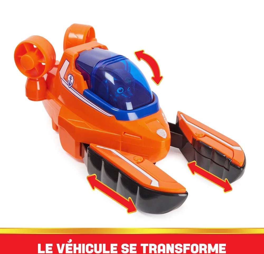 PAT'PATROUILLE -VEHICULE ET FIGURINE ZUMA AQUA PUPS