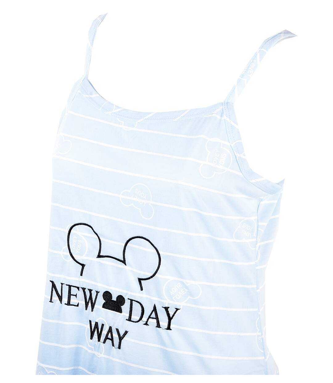 Chemise de Nuit Fantaisie HUMORISTIQUE 2821 BLEU