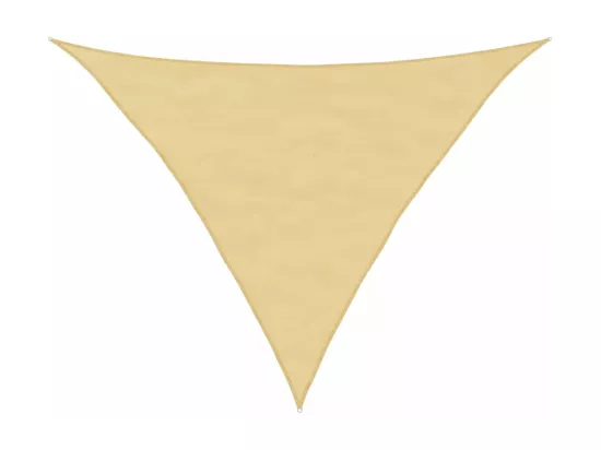 Voile d'ombrage sable 2,5x2,5x3,5 m 100 % polyester oxford