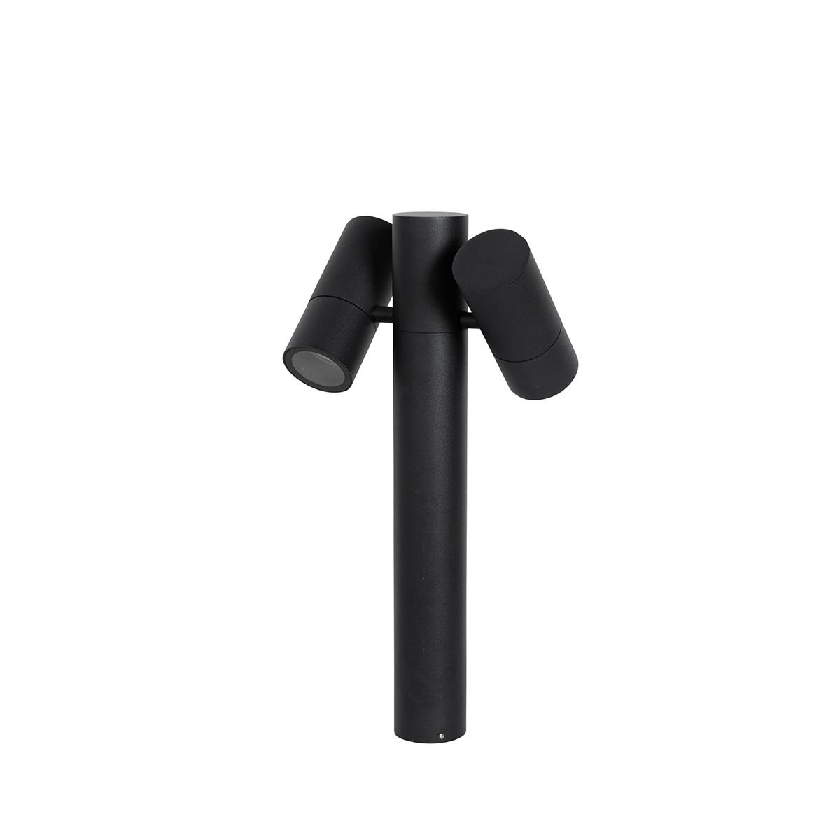 Buitenlamp zwart met grondpin en kabelmof 50cm 2-lichts IP44 - Duo Deluxe