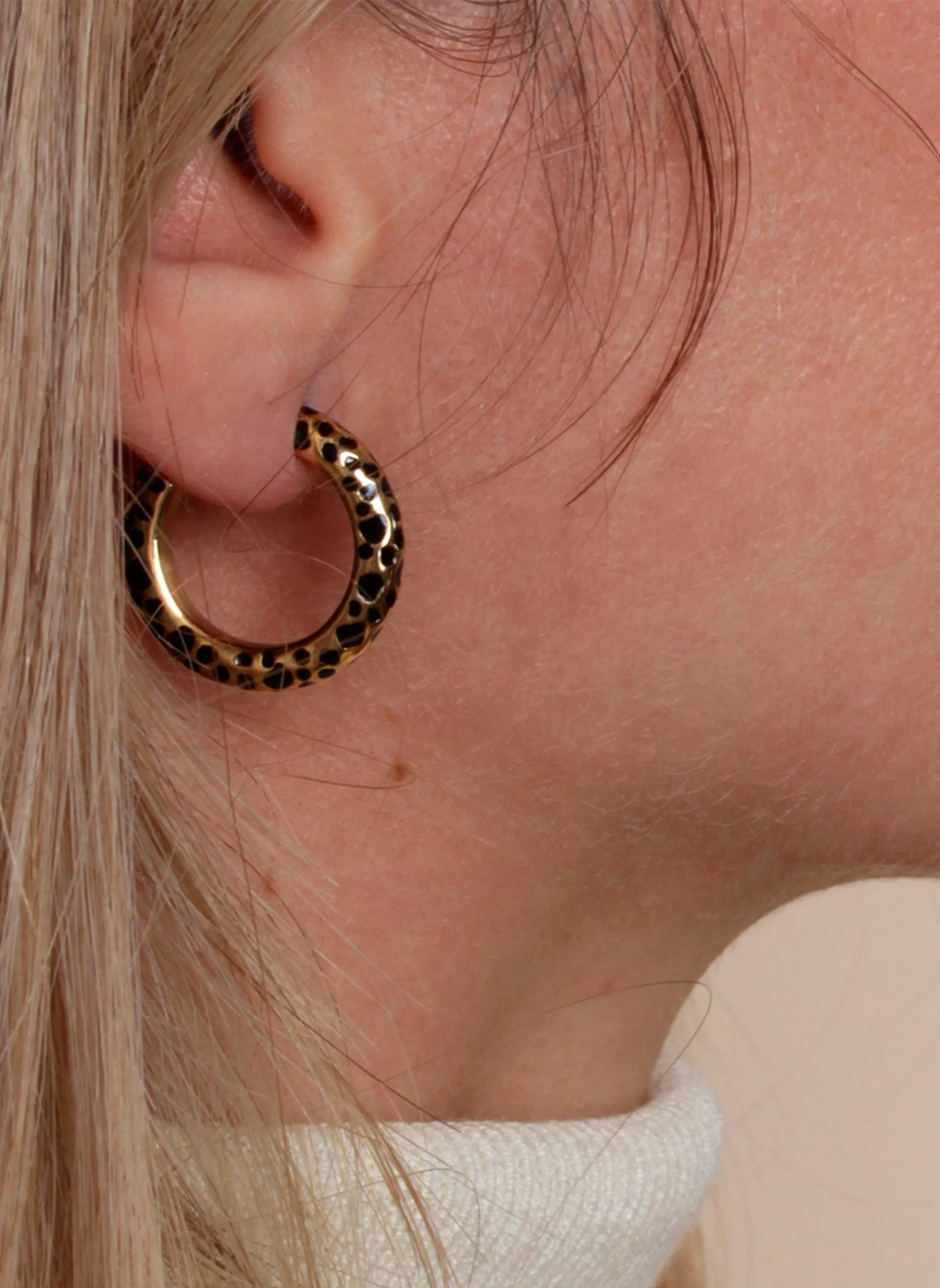 EMILIE - Boucles d'oreilles en acier inoxydable | Doré