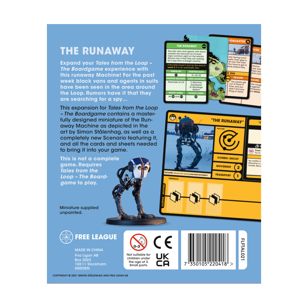 The Runaway  Tales From the Loop Scenario Pack
